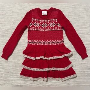SOLD Hanna Andersson Christmas Holiday Sweater Dress